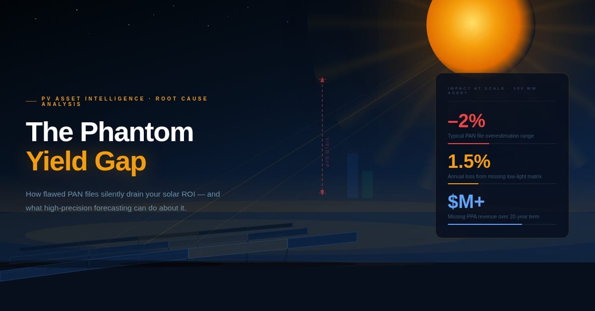 The Phantom Yield Gap: How Flawed PAN Files Silently Drain Your Solar ROI