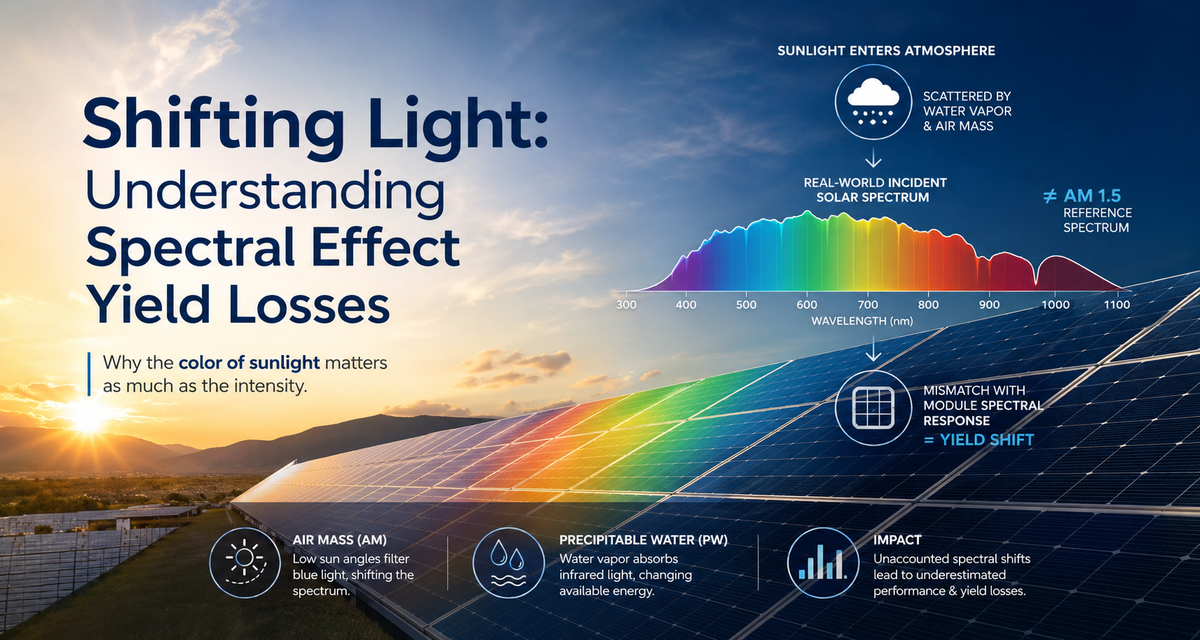 Shifting Light: Understanding Spectral Effect Yield Losses